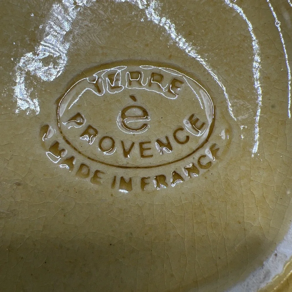 Terre‎ e Provence Fish Shaped Tray Olives Hand Painted Stoneware France